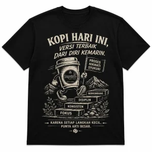 Kaos “KOPI HARI INI”